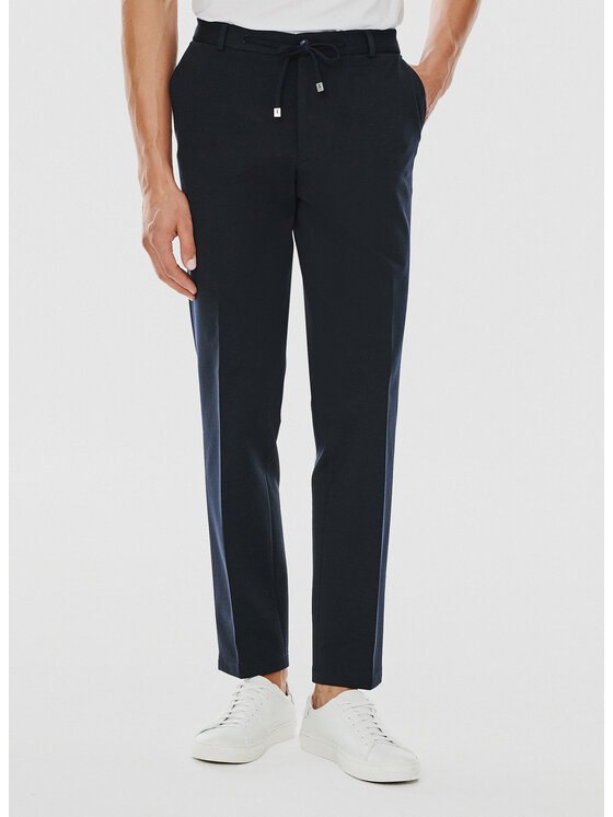 Pako Lorente Pako Lorente Spodnie garniturowe P24WF-6G-005 Granatowy Slim Fit