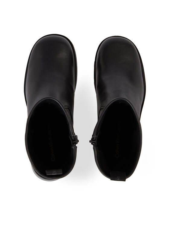 Calvin Klein Jeans Calvin Klein Jeans Μποτάκια Biker Boot Lth Wn YW0YW01330 Μαύρο