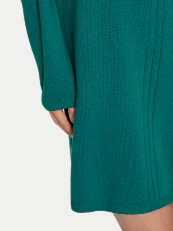 United Colors Of Benetton United Colors Of Benetton Rochie tricotată 1044DV01S Verde Regular Fit