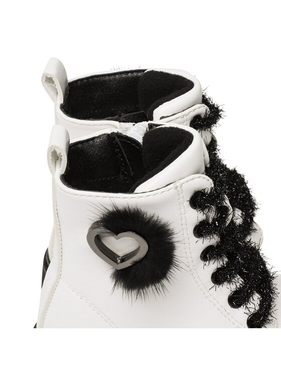 Nelli Blu Nelli Blu Schnürstiefeletten CM211112-75 Weiß