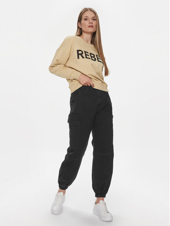 ONLY ONLY Majica dugih rukava Coco 15310260 Bež Regular Fit
