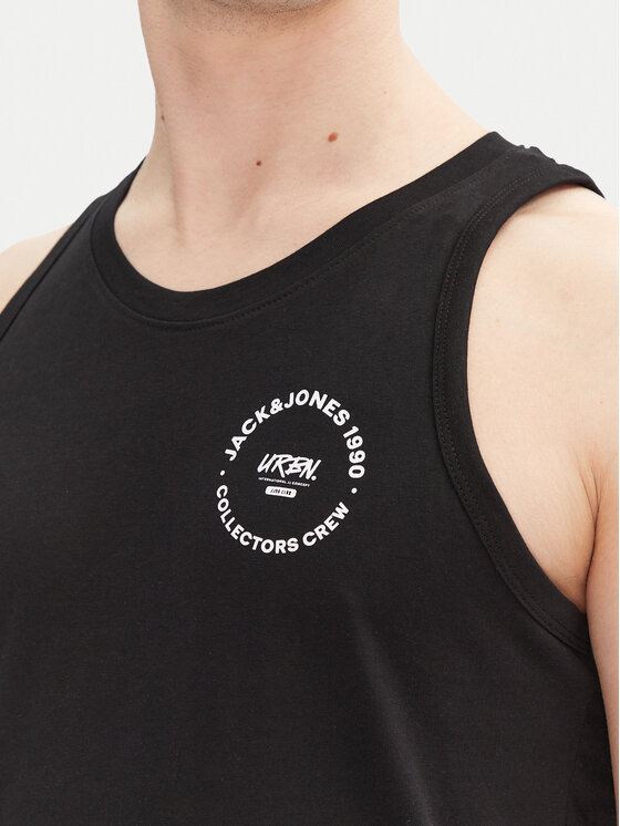 Jack&Jones Jack&Jones Trikó Simon 12270462 Fekete Regular Fit