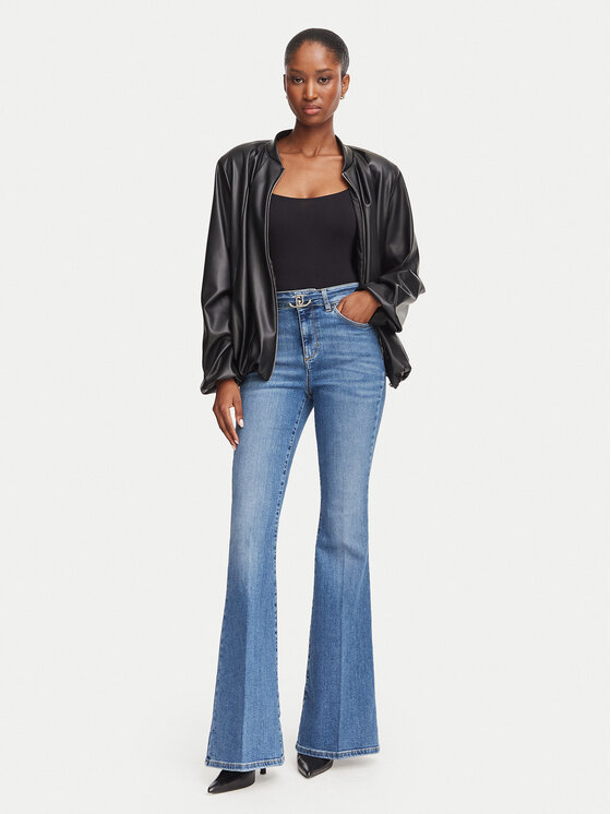 Liu Jo Liu Jo Teksad UF6087 D0264 Sinine Bootcut Fit