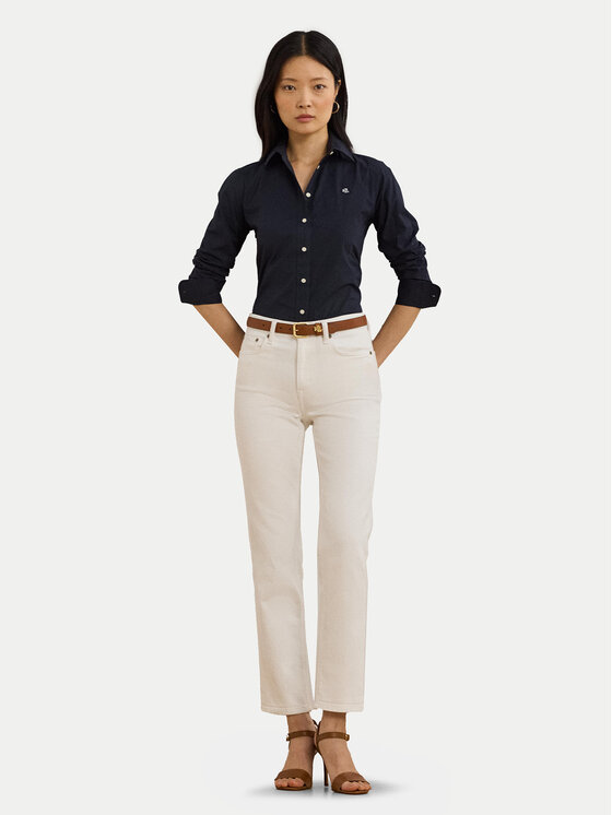LAUREN RALPH LAUREN LAUREN RALPH LAUREN Риза Easy Care Point Collar 200684553003 Тъмносин Regular Fit