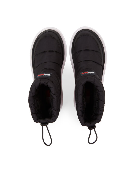 Tommy Jeans Tommy Jeans Μποτάκια Tjw Padded Flat Boot EN0EN02292 Μαύρο