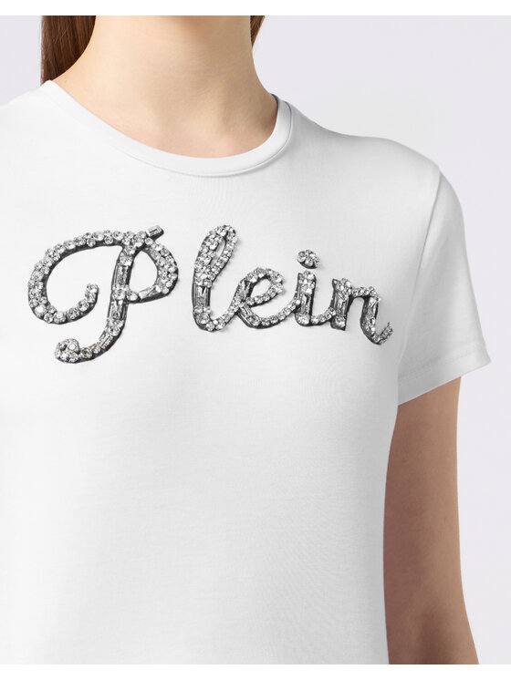 PHILIPP PLEIN PHILIPP PLEIN T-Shirt 31071 Bílá Skin Tight Fit