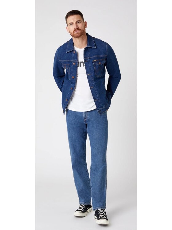 Wrangler Wrangler Jeansy Regular Niebieski Regular Fit