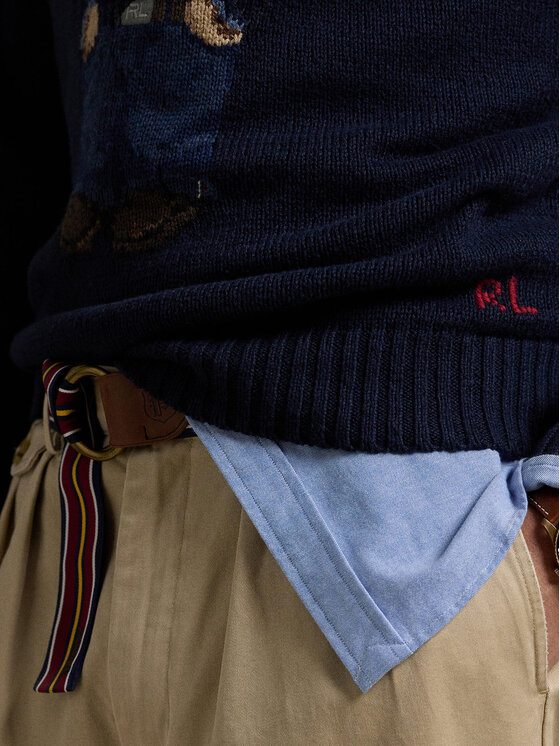 Polo Ralph Lauren Polo Ralph Lauren Пуловер 710946137001 Тъмносин Regular Fit