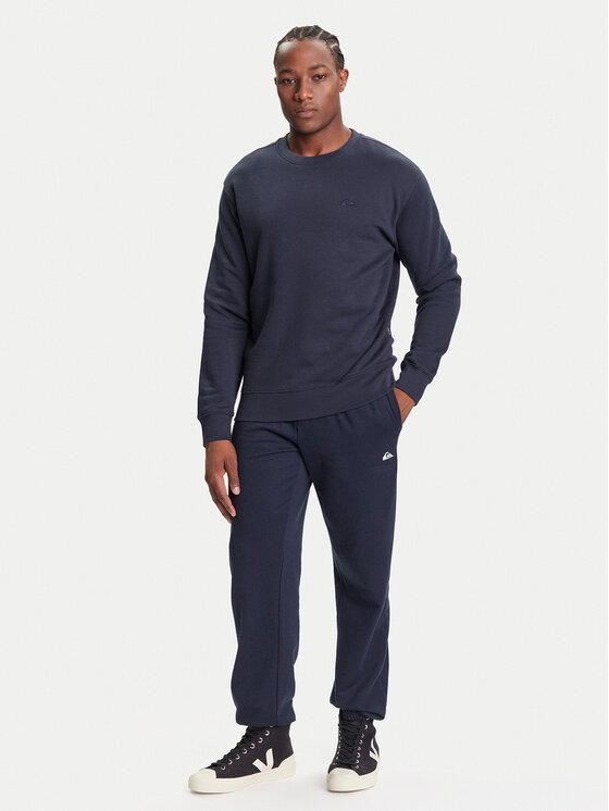 Quiksilver Quiksilver Majica dugih rukava Salt Water Crew EQYFT05158 Tamnoplava Regular Fit