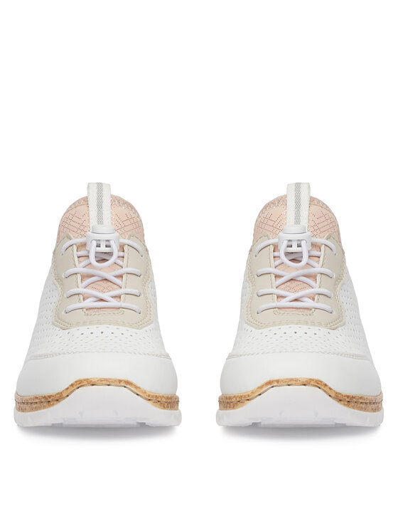 Rieker Rieker Sneakers N4286-80 Alb