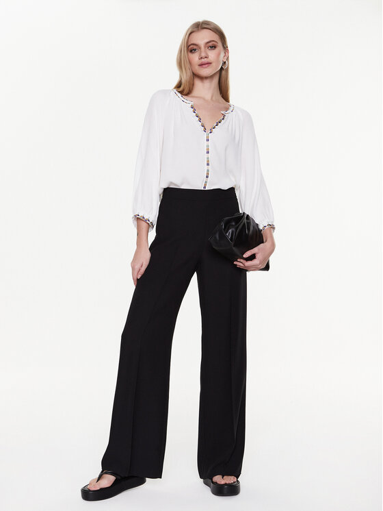 Ba&sh Ba&sh Bluse Theo 1E23THEO Weiß Relaxed Fit