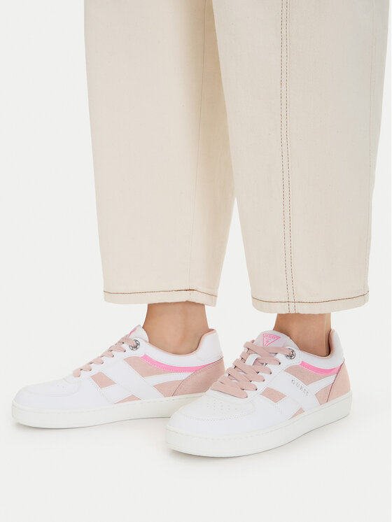 Guess Guess Sneakersy FLPNM2 ELE12 Biela
