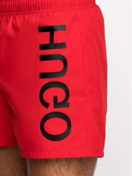Hugo Hugo Плувни шорти 50409687 Червен Regular Fit