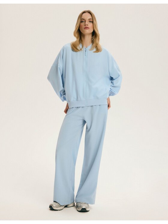 Esotiq Esotiq Bluza 44704 Niebieski Regular Fit
