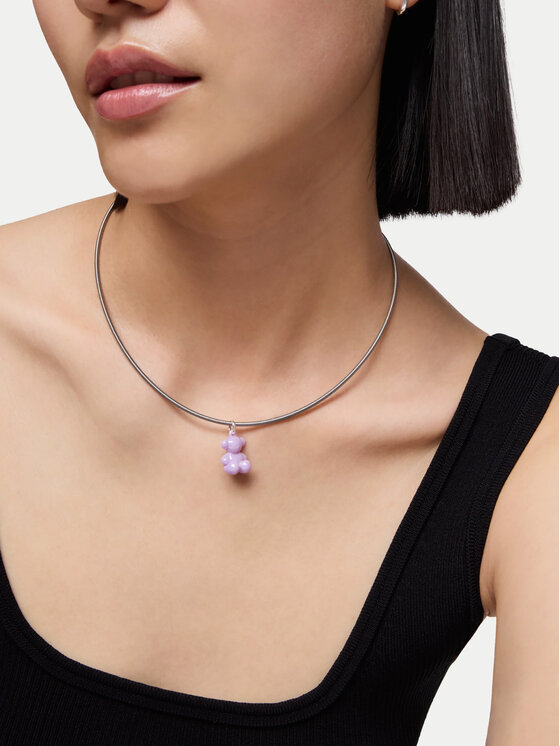 TOUS TOUS Кулон Bold Bear 1004446400 Фіолетовий