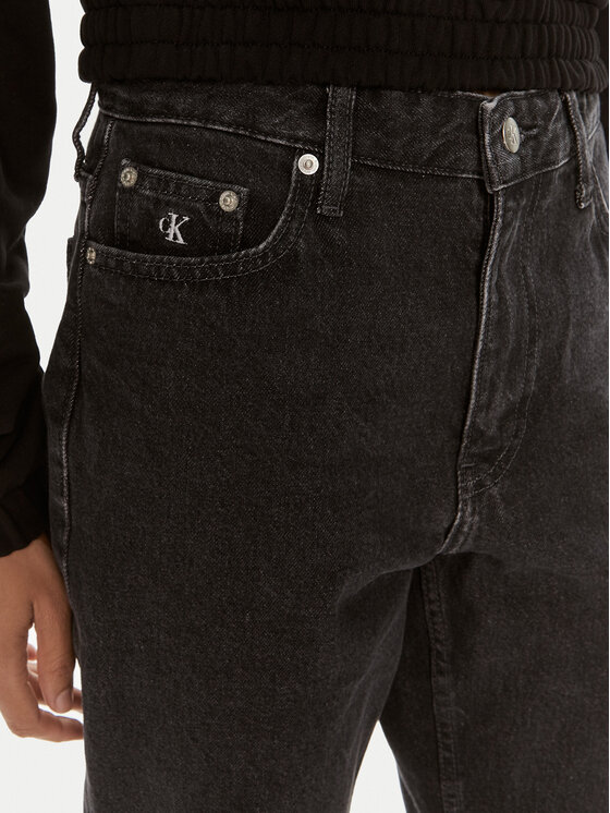 Calvin Klein Jeans Calvin Klein Jeans Jeans hlače J20J223636 Siva Mom Fit