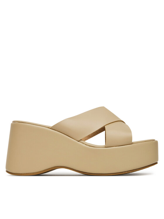 DeeZee DeeZee Pantoletten F22067-4 Beige