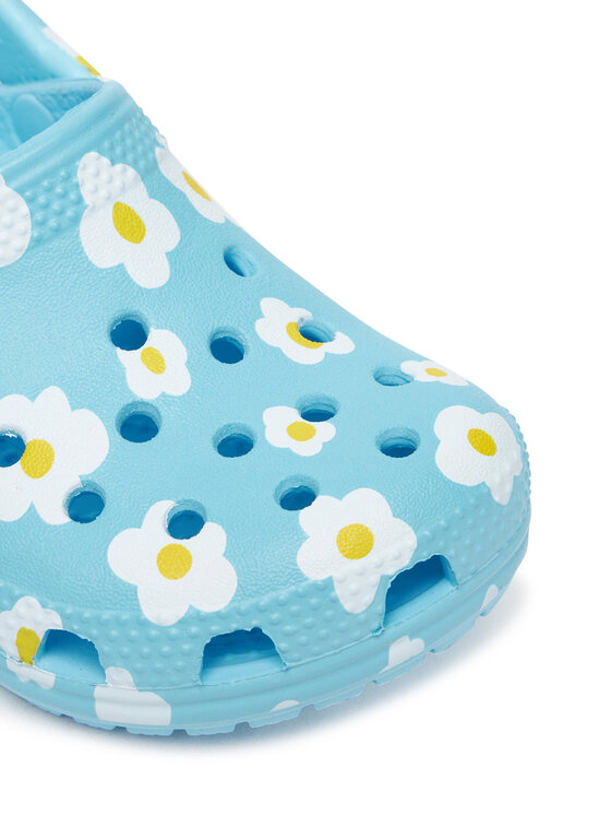Crocs Crocs Klapki Classic Daisy Clog T 211264 Niebieski