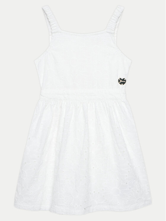 Guess Guess Vestito elegante J4GK22 WG5N0 Bianco Regular Fit