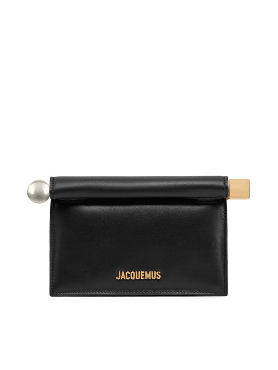 JACQUEMUS Kabelka La Petite Pochette Rond C 24E241BA392-3171 Čierna