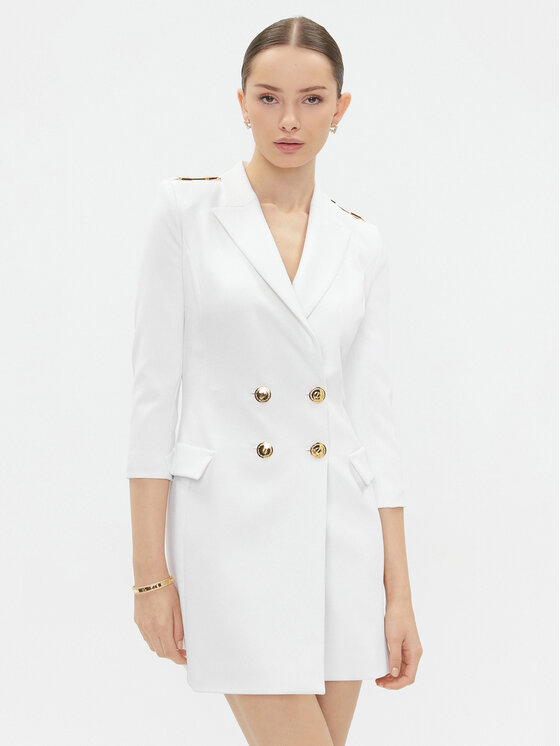 Elisabetta Franchi Abito da cocktail AB 417 36E2 V520 Bianco