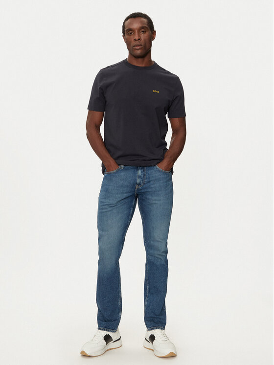 BOSS Boss Tričko 50506373 Tmavomodrá Regular Fit