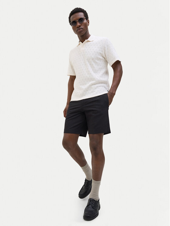 Jack & Jones Jack & Jones Szövet rövidnadrág Stace 12271357 Fekete Relaxed Fit