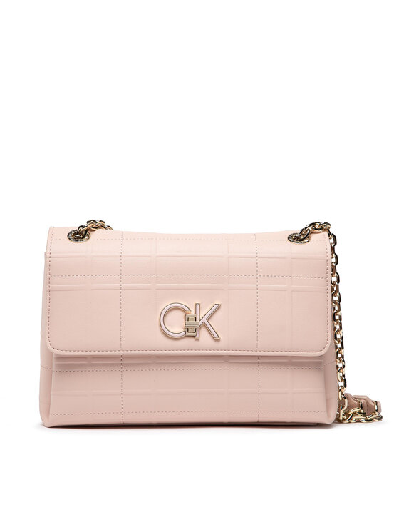 Calvin Klein Geantă Re-Lock Ew Conv Xbody Quilt K60K609682 Roz Calvin imagine noua