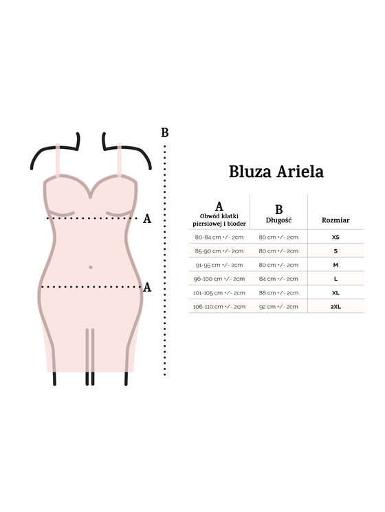 DKaren Lingerie DKaren Lingerie Bluza Ariela Błękitny Loose Fit