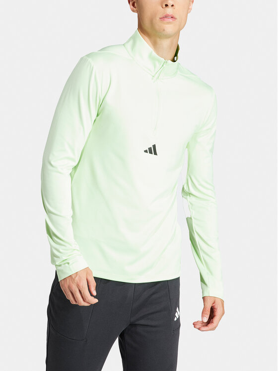 adidas adidas Tehnička majica dugih rukava Workout IS3803 Zelena Slim Fit