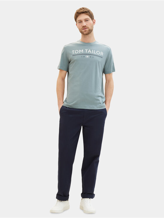Tom Tailor Tom Tailor Тишърт 1040988 Сив Regular Fit