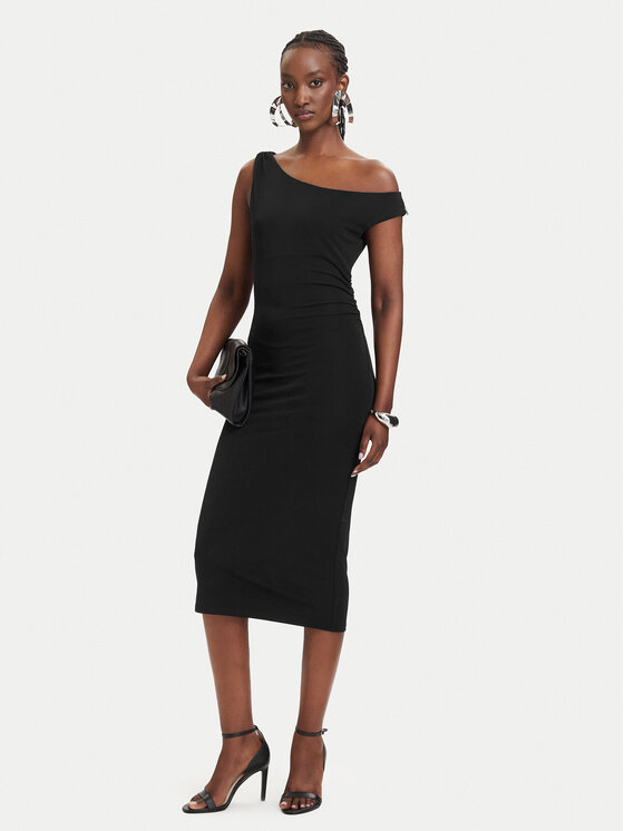 Patrizia Pepe Patrizia Pepe Rochie cocktail 2A3040/J333-K103 Negru Regular Fit