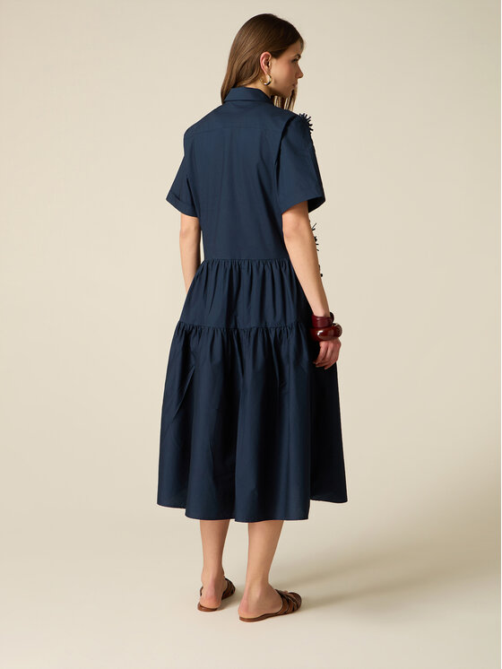 Oltre Oltre Abito da sera 7006J000870N034 Blu A-Line Fit