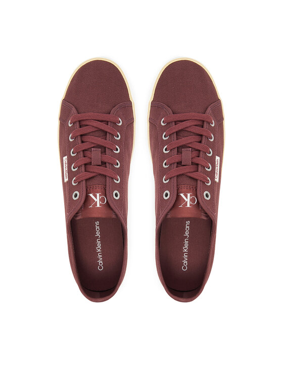 Calvin Klein Jeans Calvin Klein Jeans Гуменки Ess Vulc Low Mg Cv YM0YM01301 Кафяв