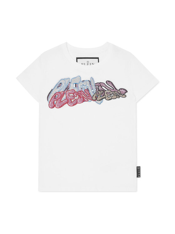 PHILIPP PLEIN PHILIPP PLEIN T-Shirt 27623 Biały Regular Fit