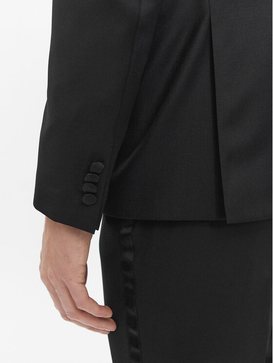 Boss Anzug H-Huge 50493306 Schwarz Slim Fit | Modivo.de