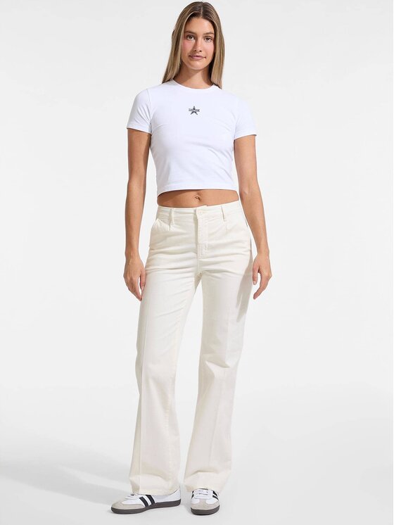 Guess Jeans Guess Jeans Spodnie materiałowe 175537 Biały Slim Fit