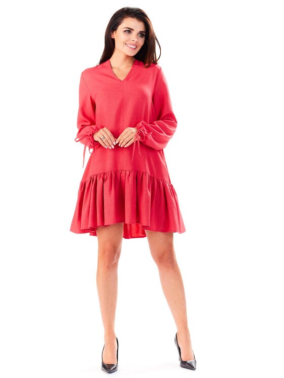 Infinite You Infinite You Sukienka letnia M146 Fioletowy Basic Fit
