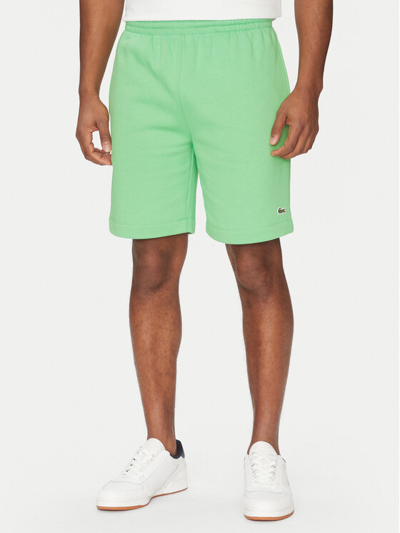 Lacoste Męskie Szorty sportowe, rozmiar 7, Zielone, GH9627