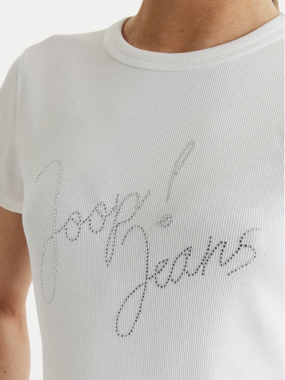 JOOP! Jeans JOOP! Jeans T-Shirt Tineta 10019315 30102094 Λευκό Regular Fit