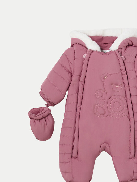 Mayoral Mayoral Зимен детски гащеризон 2620 Розов Regular Fit