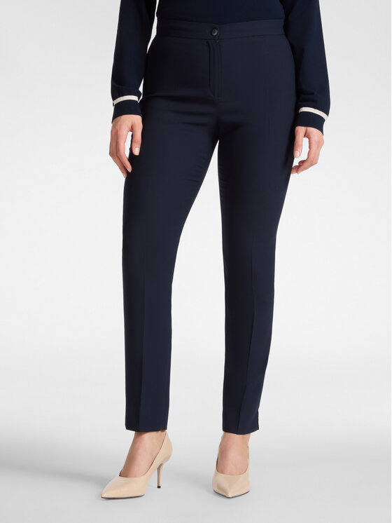 Elena Mirò Elena Mirò Pantaloni di tessuto P023P000476N066 Blu Slim Fit