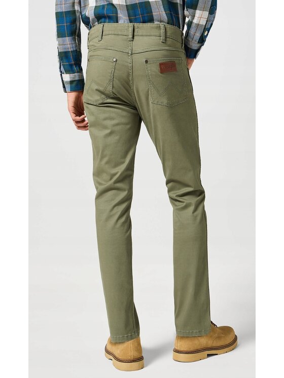 Wrangler Wrangler Jeans Larston Verde Slim Fit