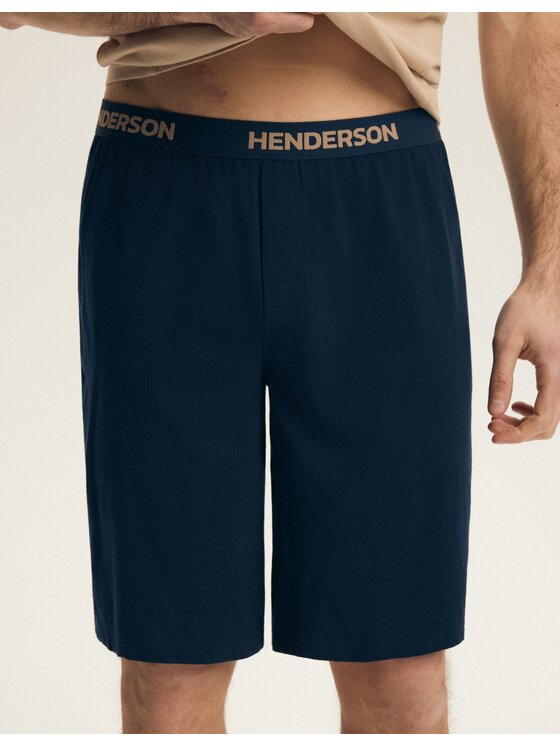 Henderson Henderson Piżama 44609 Beżowy Regular Fit