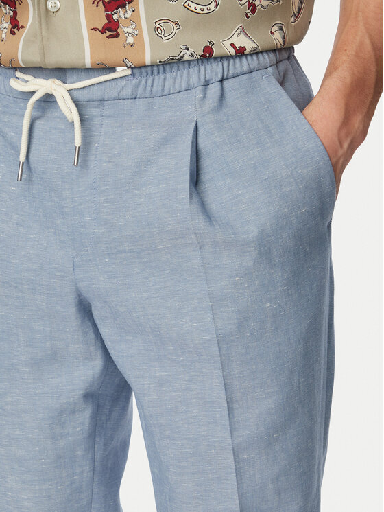 HUGO HUGO Riidest püksid Getlin 50559695 Helesinine Slim Fit