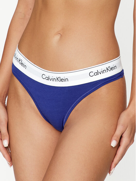 Calvin Klein Underwear Calvin Klein Underwear Stringi 0000F3786E Zils