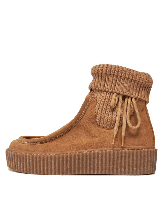Weekend Max Mara Weekend Max Mara Škornji Juglas 2357960934600 Rjava