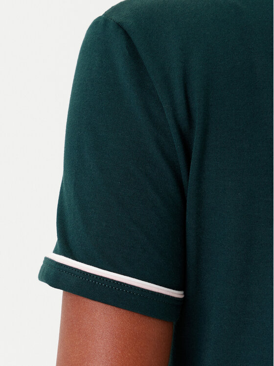 Lacoste Lacoste T-krekls TF5289 Zaļš Slim Fit