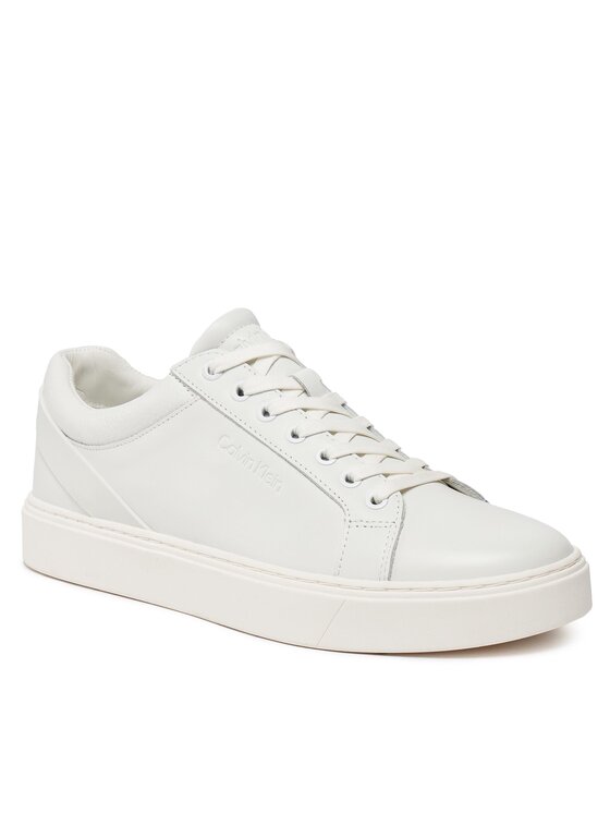 Calvin Klein Calvin Klein Sneakers Low Top Lace Up Archive Stripe HM0HM01292 Bianco