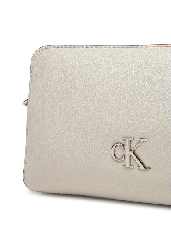Calvin Klein Jeans Calvin Klein Jeans Rankinė Minimal Monogram Camera Bag 20 LV04K3162G Écru